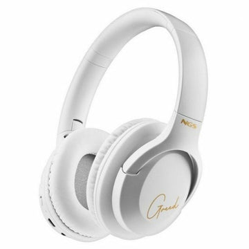 Casques Bluetooth avec Microphone NGS ARTICAGREEDWHITE Blanc